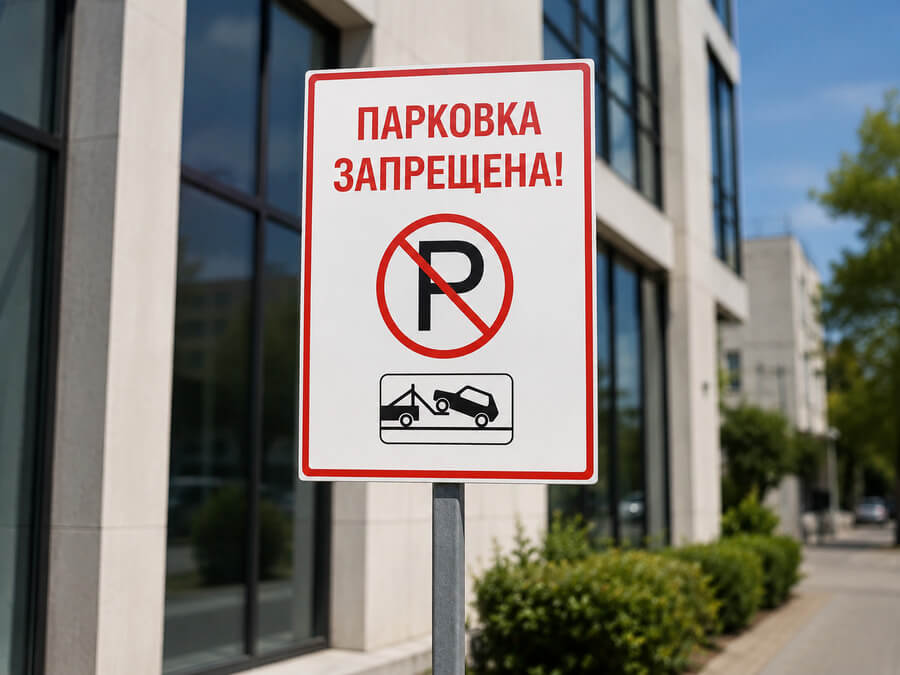 Парковочная табличка для частной территории и служебного места-5